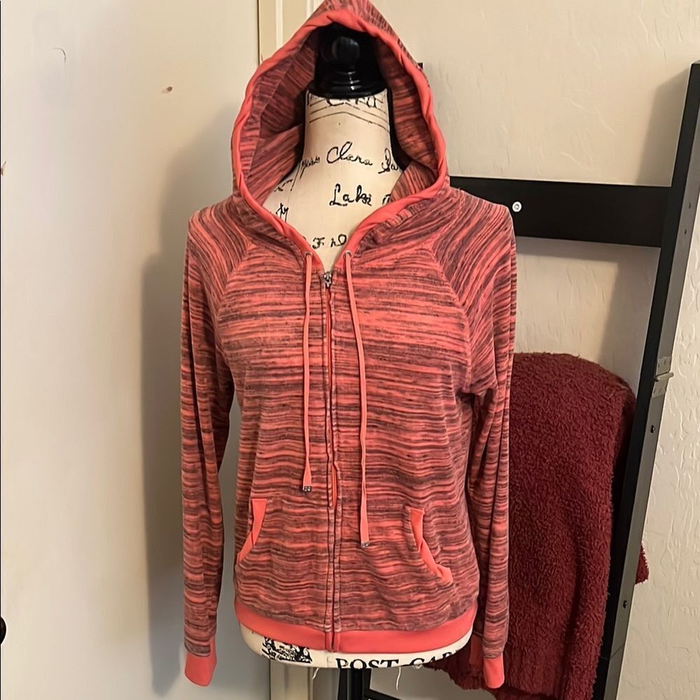 Juicy Couture Hoodie Zipper Closure Pockets Embellished Jacket